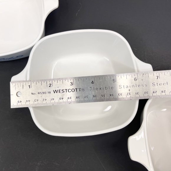 ๐ Corning Ware Blue Cornflower Casserole Dishes โ Set of 3 Vintage Baking Dishe - Picture 4 of 6